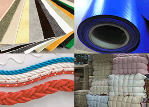 Technické materiály - plsť, technické tkaniny, filtrácie